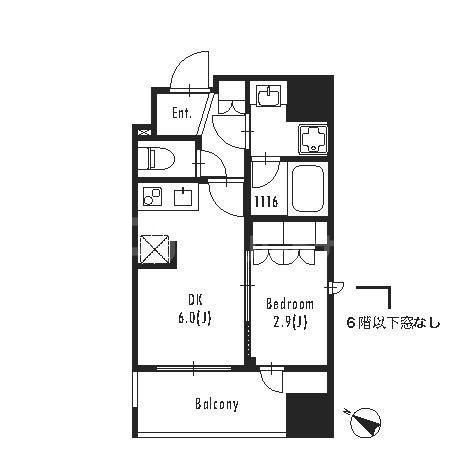 江東区森下のマンションの間取り