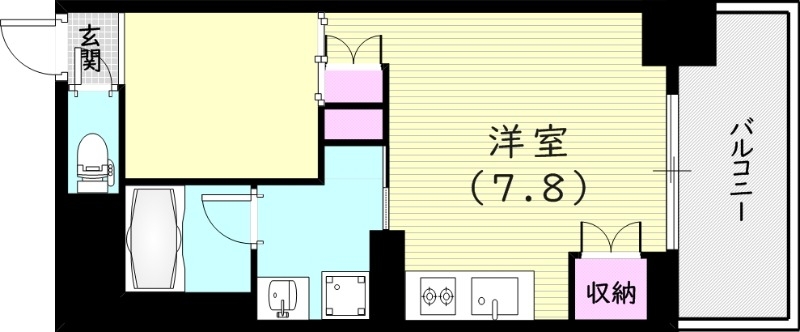 ベルファース尼崎の間取り