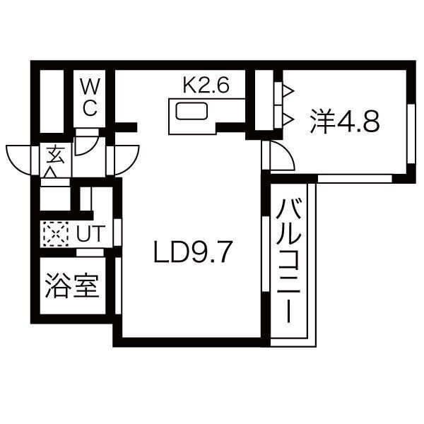 仮）ＧＲＡＮー千歳東雲５丁目ＭＳの間取り