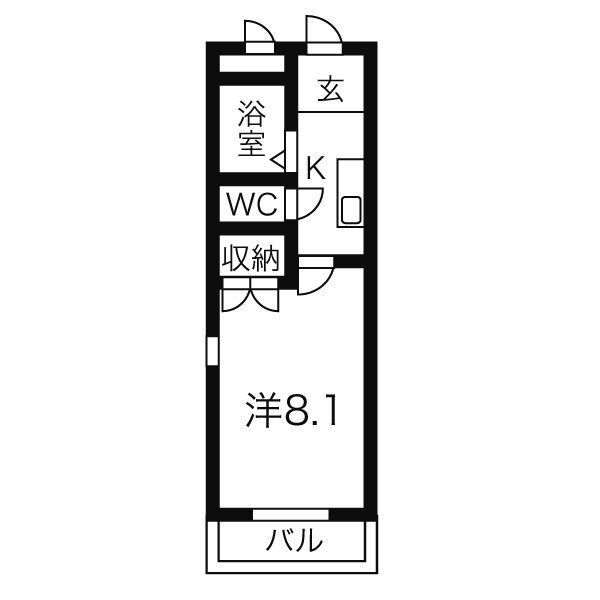 マンションメゾンエール千鳥の間取り