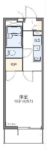 レオパレス代官町の間取り