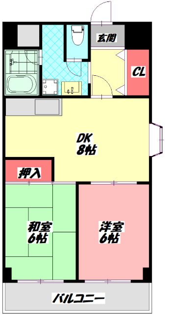 グリーンプラザの間取り