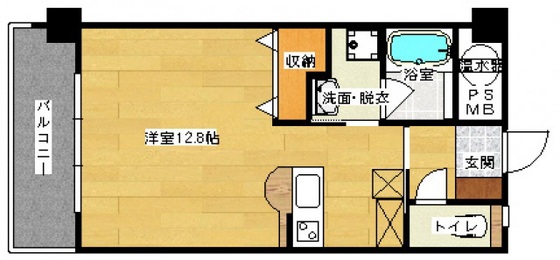 安芸郡府中町桃山のマンションの間取り