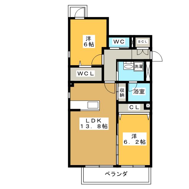 Ｍａｒｃｈｅｎ御器所の間取り