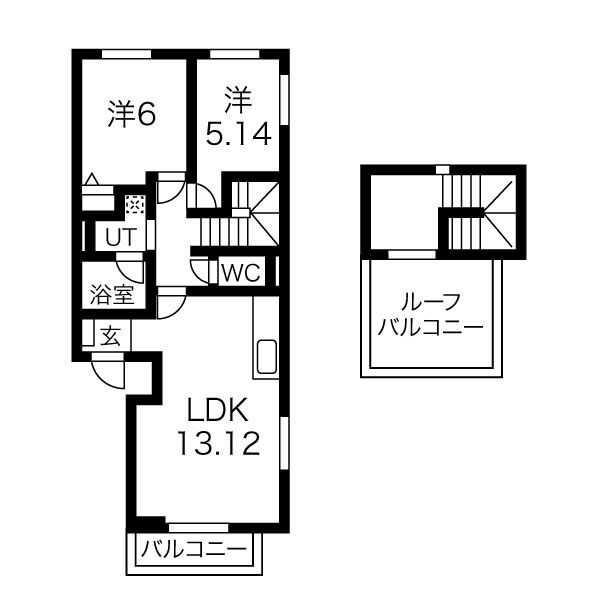 名古屋市南区豊田のマンションの間取り