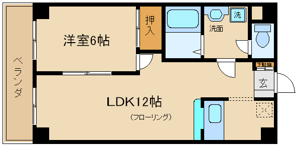 マンションアミの間取り