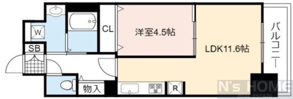 大拓メゾン鶴見の間取り