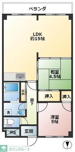 ルミエールＩの間取り