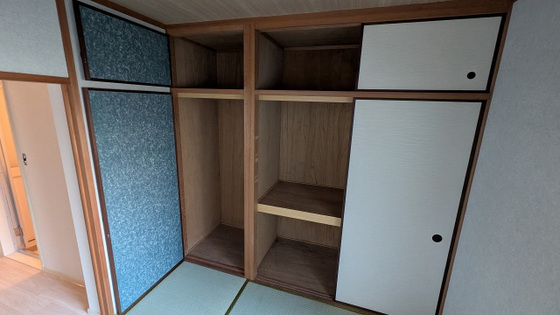 収納　※別部屋の写真です。