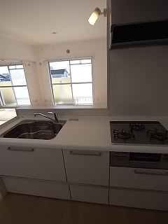 キッチン　使いやすい大きなキッチン