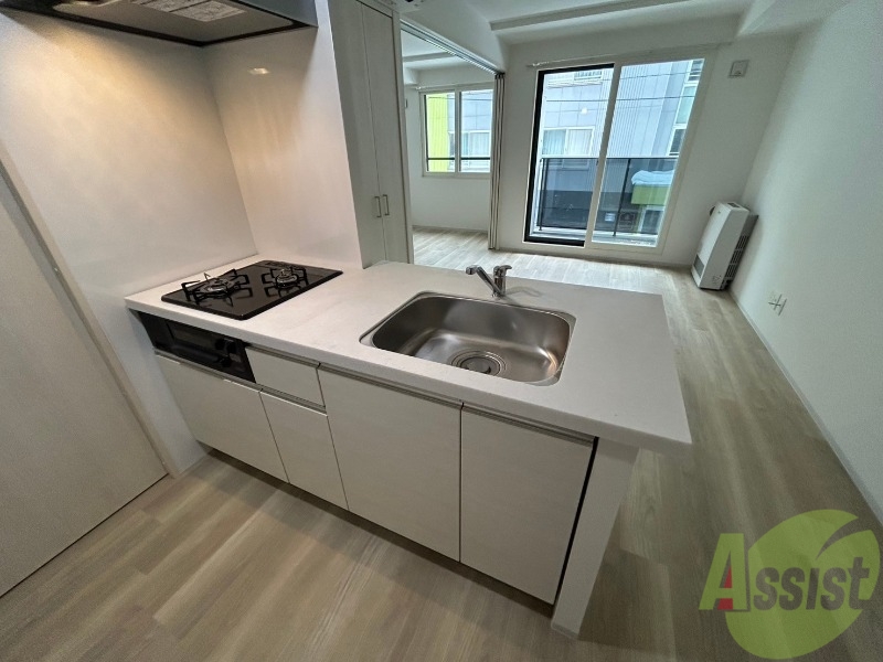 キッチン　システムキッチンなので、すぐお料理に使えます！