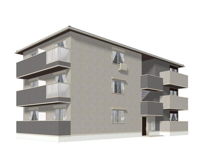 建物外観　新築パース