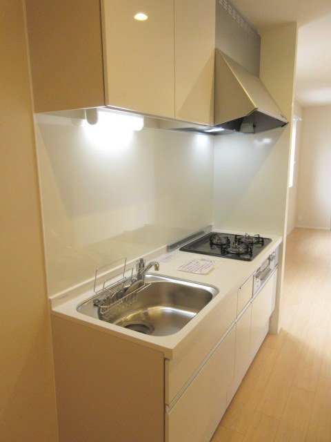 キッチン　ガス３口システムキッチン