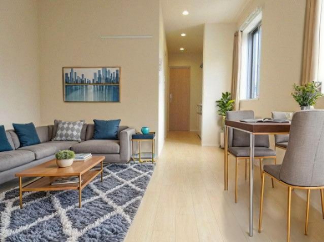 居室・リビング　CG家具のため実際は家具が付きません