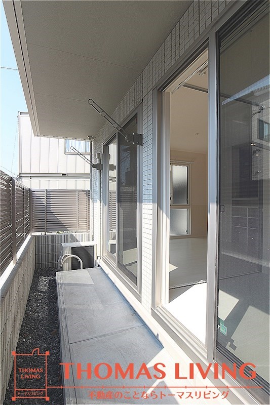 バルコニー　日当たり良好です。