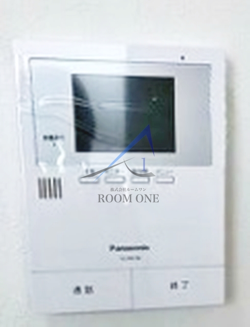 セキュリティ　モニター付きインターホンです。