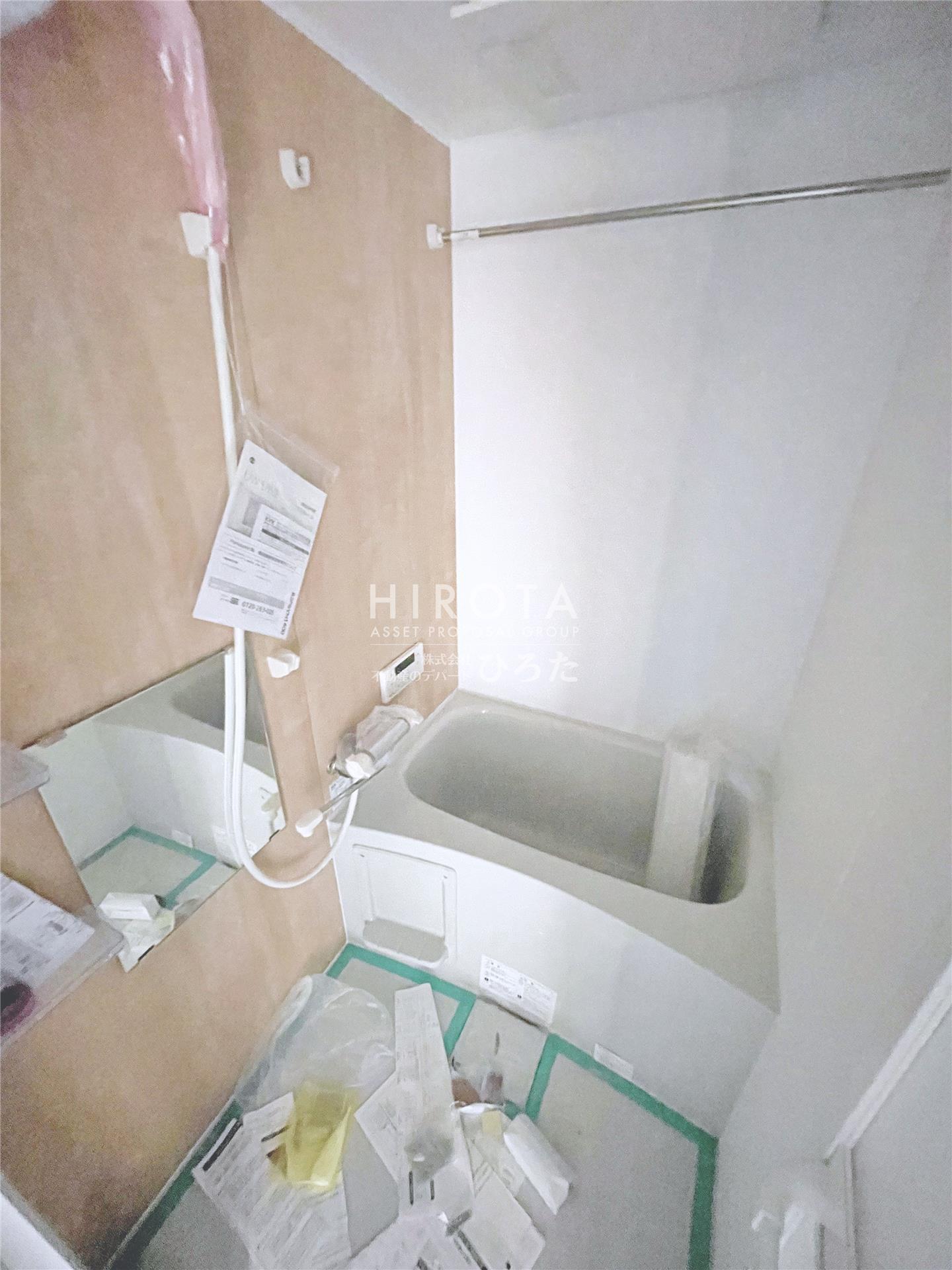 バス・シャワールーム　建築中