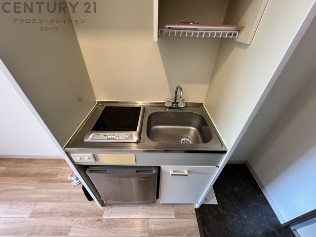 キッチン　冷蔵庫付きのキッチン♪