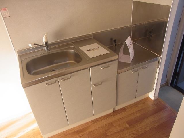 キッチン　ガスコンロ設置可能！