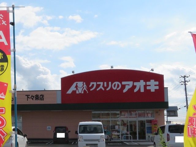 ドラックストア　クスリのアオキ下々条店（ドラッグストア）まで1153m