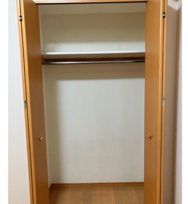 収納　たっぷりとした収納スペースです