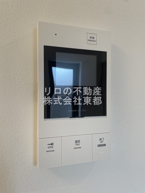 セキュリティ　訪問者が一目で分かるＴＶモニタ付インターホンです！