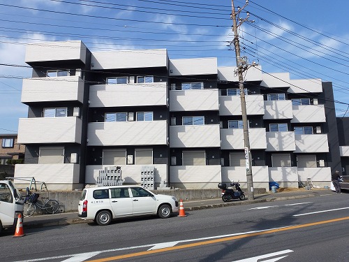 建物外観　安心のオートロック付き物件です♪