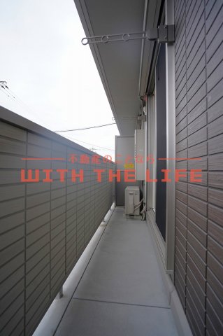 バルコニー　落ち着いた時間を過ごせるバルコニーです