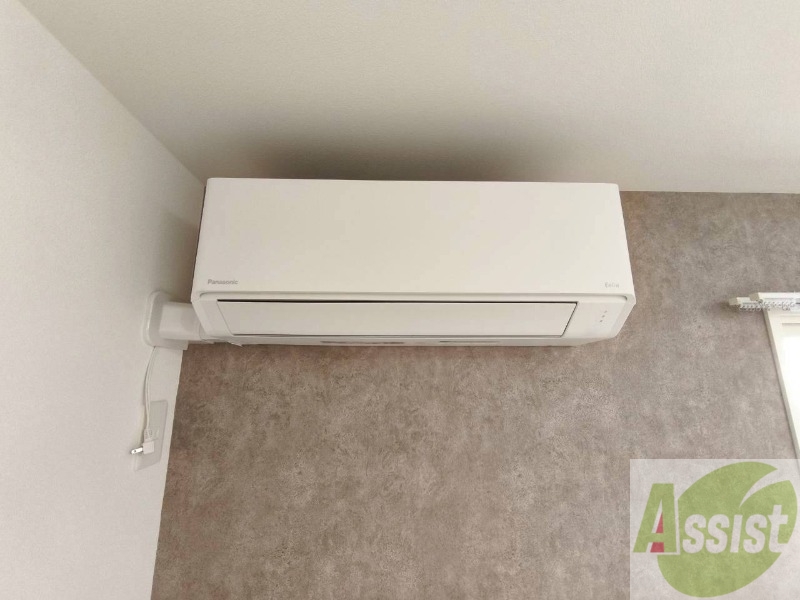 その他設備　エアコンが設置してありますので、寒暖対策もばっちり。