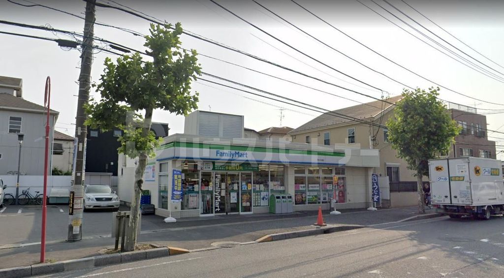 コンビニ　ファミリーマート/市川大洲店（コンビニ）まで100m