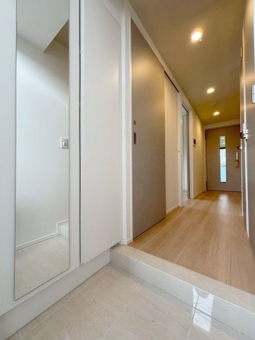 玄関　※建築中の写真です（※2026年4月12日撮影）