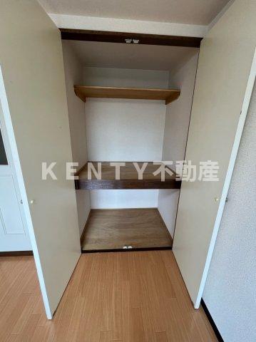 収納　たっぷりとした収納スペースです