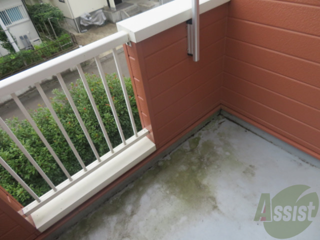 バルコニー　バルコニーが付いて晴れた日は洗濯物が干せますね。