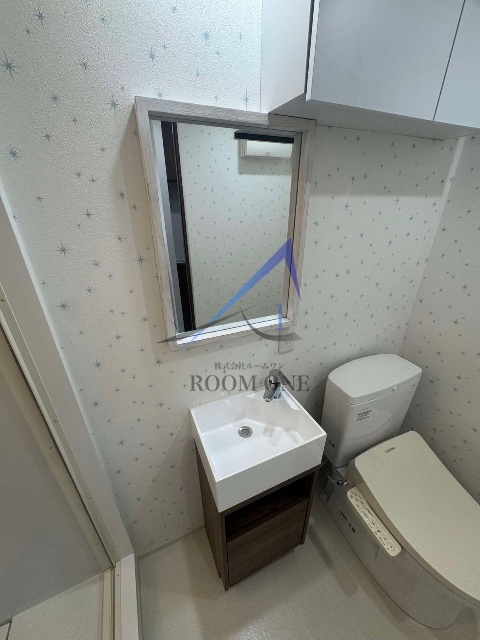 洗面設備　洗面台です。