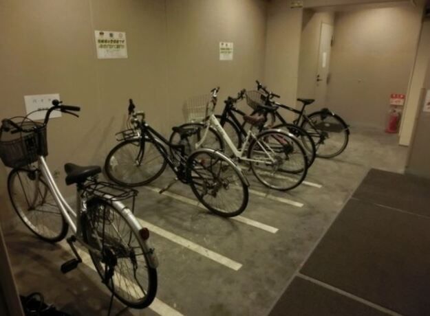駐車場　駐輪場です。