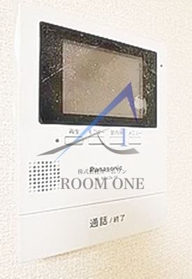 セキュリティ　モニター付きインターホンです。