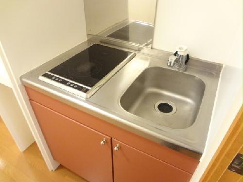 キッチン　電気コンロ2口