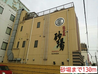 飲食店　砂場（飲食店）まで130m