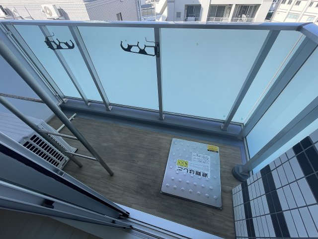 バルコニー　落ち着いた時間を過ごせるバルコニーです