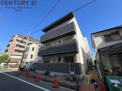 建物外観　オートロックで外部の人間が簡単に出入りできないため安心です。