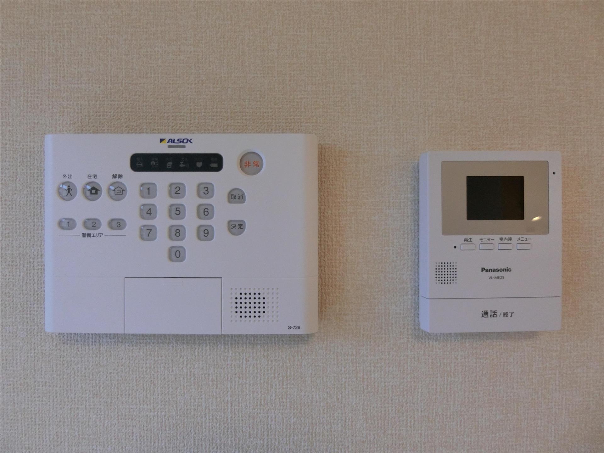 セキュリティ　ALSOK　TVインターフォン