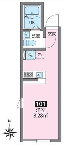 CASADIA赤塚の間取り写真