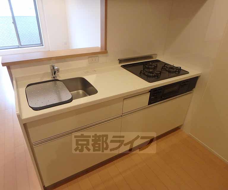 キッチン　人口大理石の綺麗なキッチン