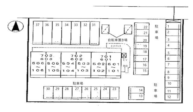 駐車場　駐車場