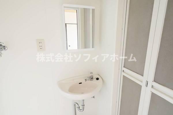洗面設備　ビレッジハウスの同一物件・同一タイプの間取りの写真です