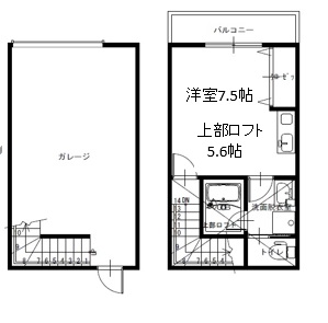 SKガレジオ右京塚IIの間取り写真