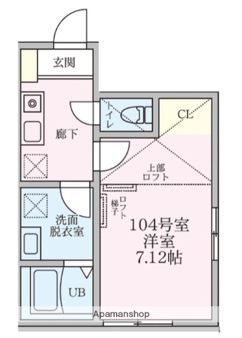 京急本線 杉田駅 徒歩12分 2階建 築1年の間取り写真