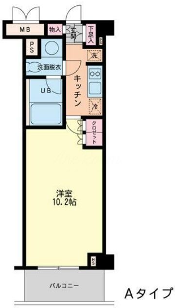 京王井の頭線 池ノ上駅 徒歩4分 3階建 築17年の間取り写真