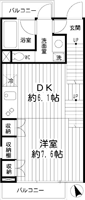 FLEG自由が丘ELの間取り写真