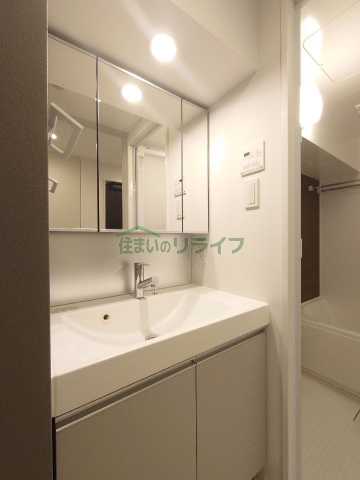 洗面設備　同じ間取り別部屋